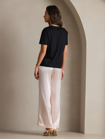 Reyanna™ | Silkestrikad Rundhals T-shirt