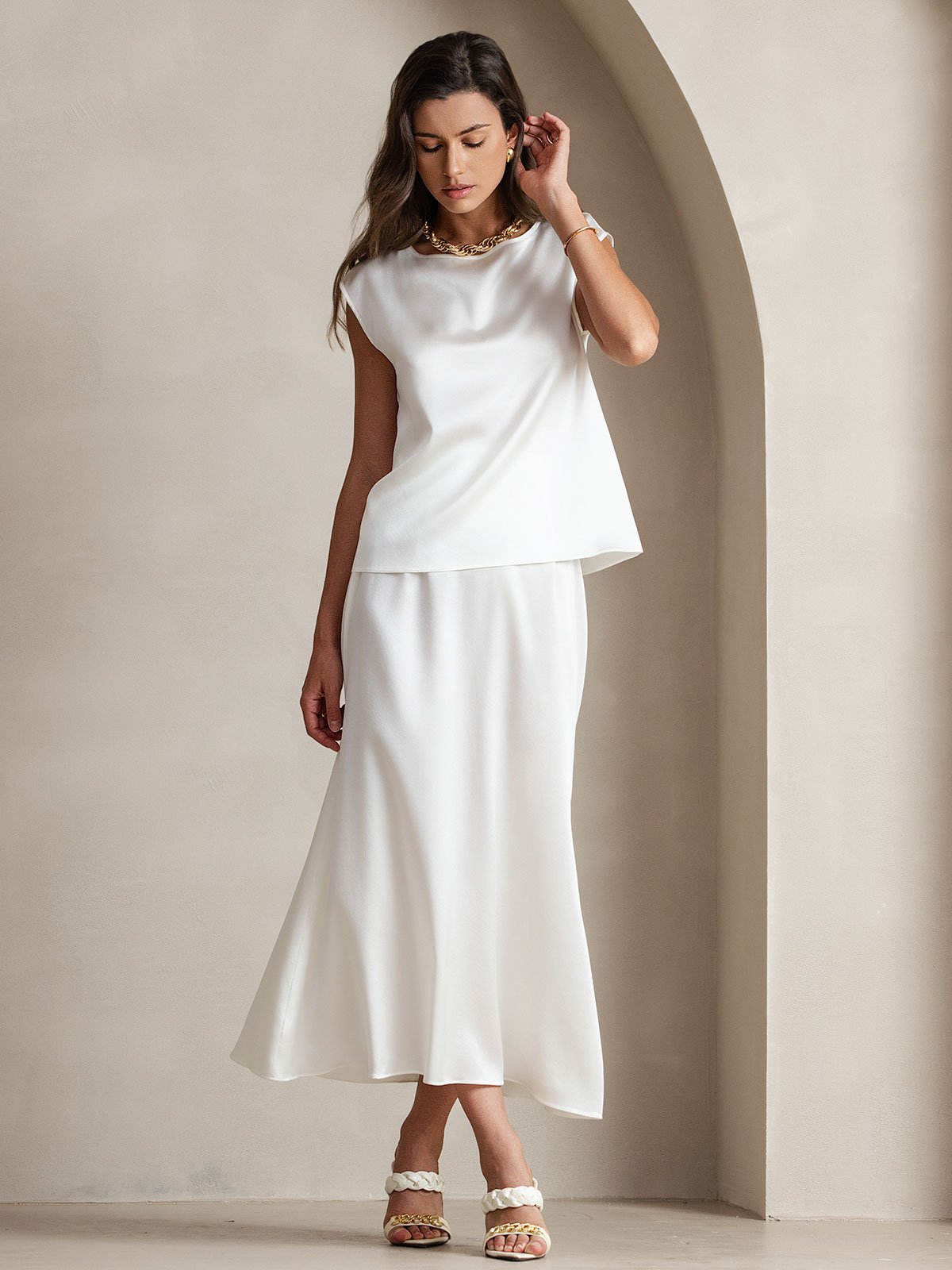 Reyanna™ | Silke Kappärmad Blus