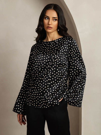Reyanna™ | Silke Långärmad Blus
