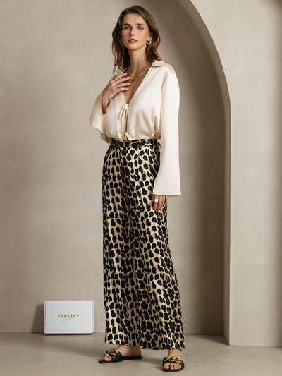 Reyanna™ | Silke Dambyxor Raka Och Med Sidofickor Design