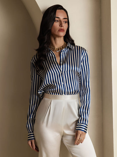 Reyanna™ | Basic Military Lapel Skjorta