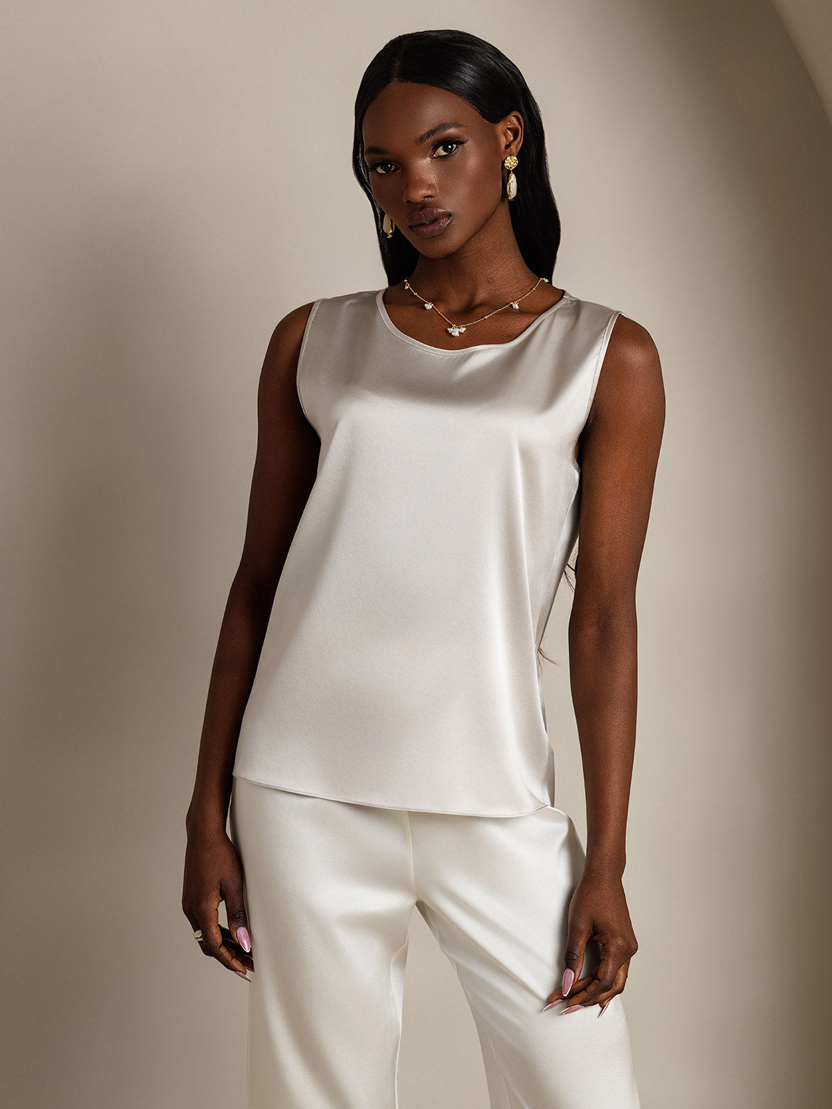 Reyanna™ | Silke Lounge Rund Hals Linne