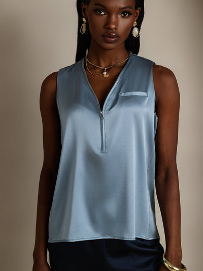 Reyanna™ | Silke Ärmlös V-hals Tanktop