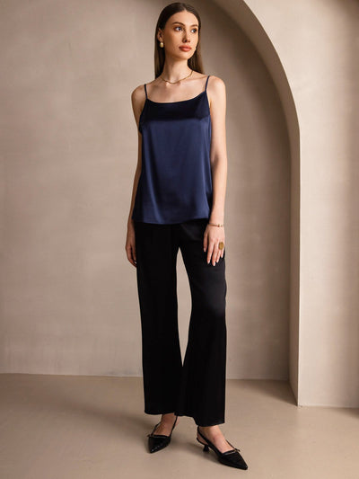 Reyanna™ | Silkes Avslappnad Spaghettiband Camisole-linne