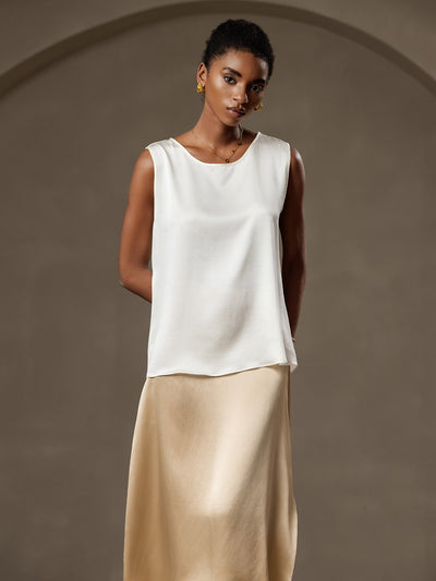 Reyanna™ | Silke Rund Hals Linne