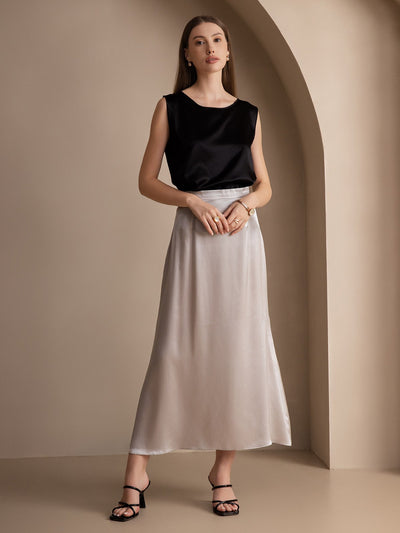 Reyanna™ | Silke Rund Hals Linne