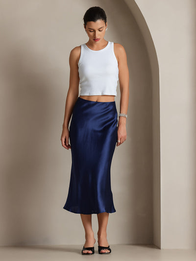 Reyanna™ | Elegant Basik Kjol i Ren Silke