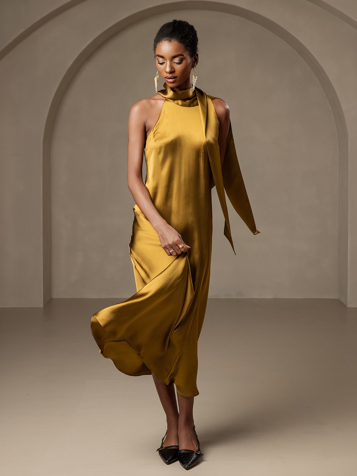 Reyanna™ | Silke Bandhals Maxi Klänning