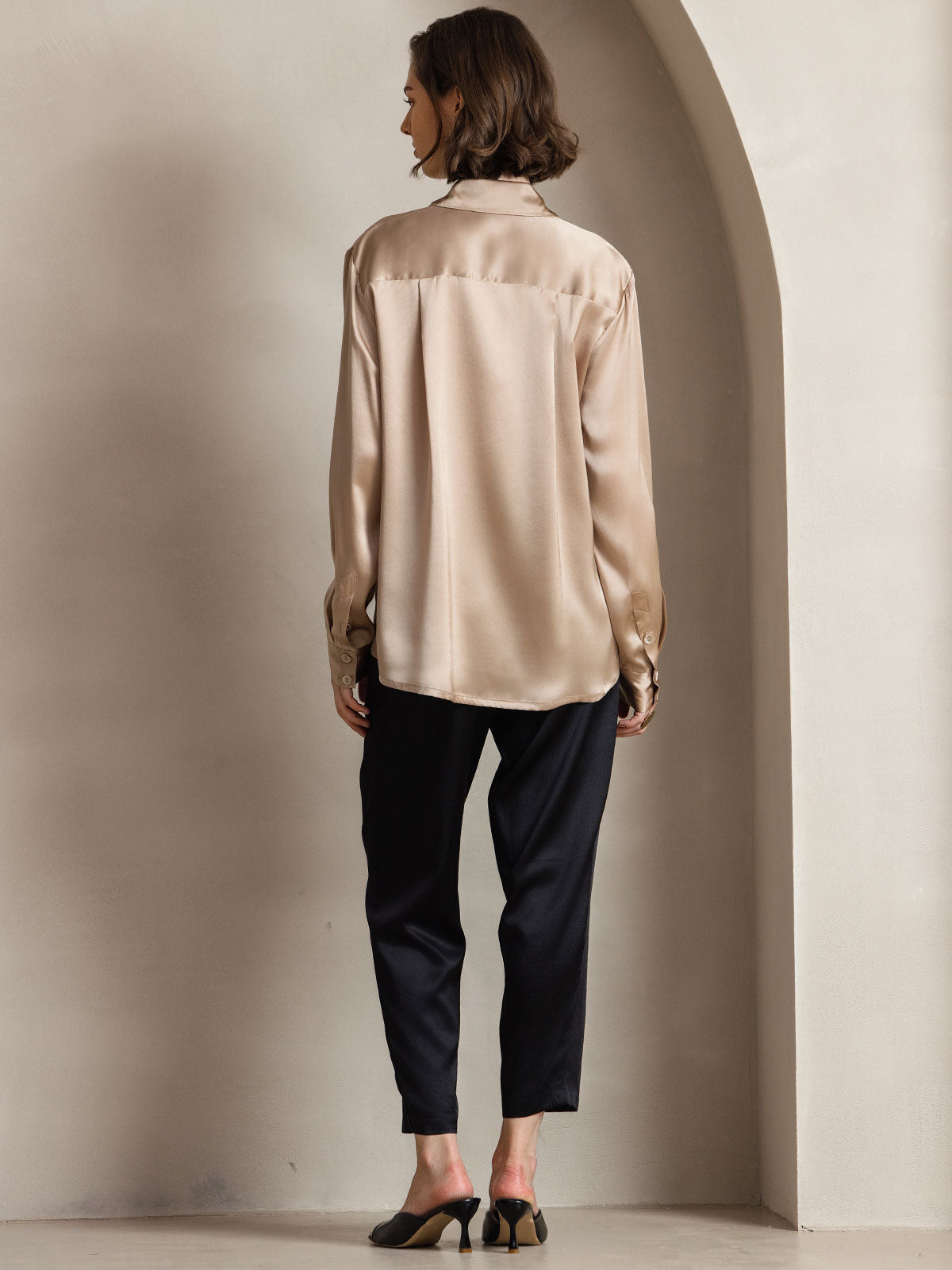 Reyanna™ | Basic Military Lapel Skjorta