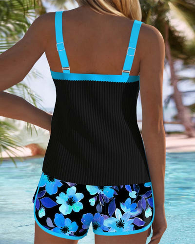 Tankini Strandbyxor Tvådelad