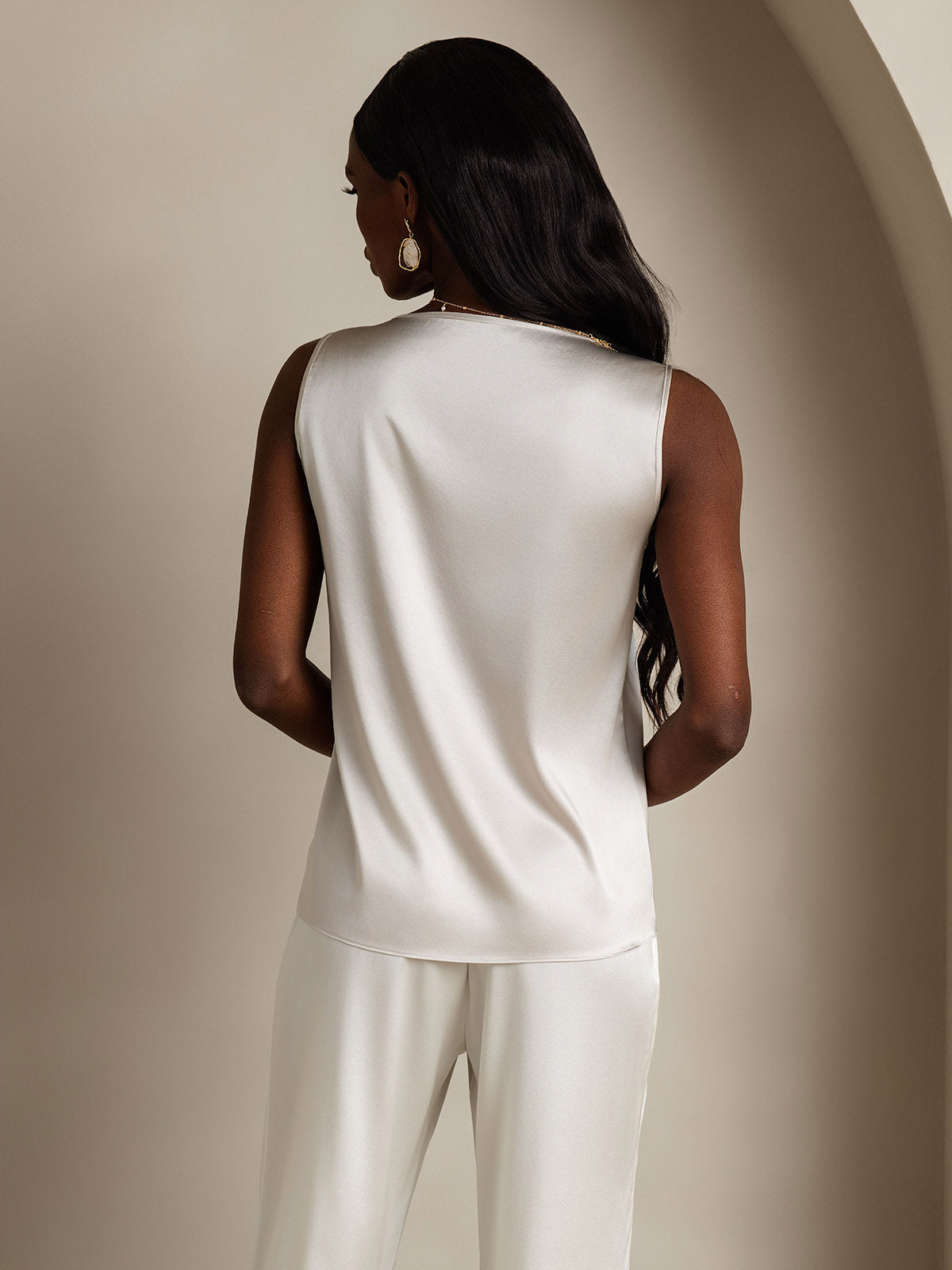 Reyanna™ | Silke Rund Hals Linne