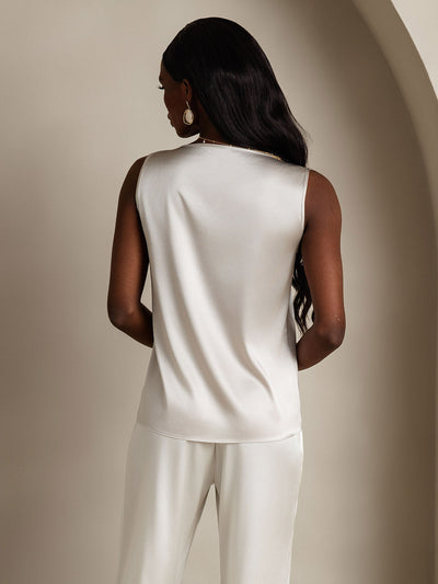 Reyanna™ | Silke Rund Hals Linne