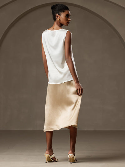 Reyanna™ | Silke Rund Hals Linne