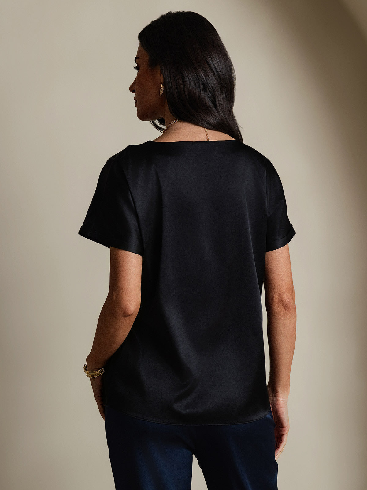 Reyanna™ | Silke Tillfällig Kortärmad T-Shirt
