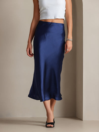 Reyanna™ | Elegant Basik Kjol i Ren Silke