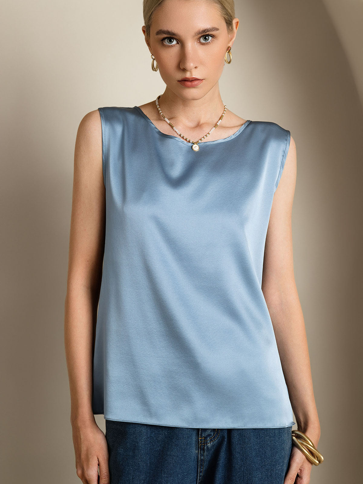 Reyanna™ | Silke Lounge Rund Hals Linne
