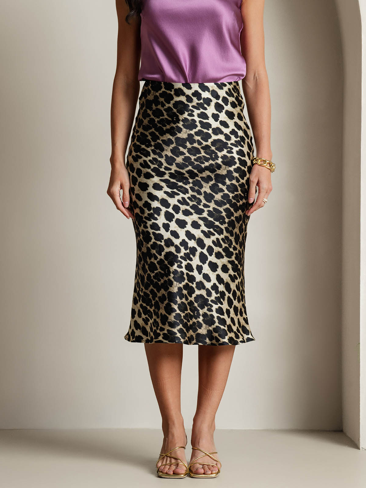 Reyanna™ | Elegant Basik Kjol i Ren Silke