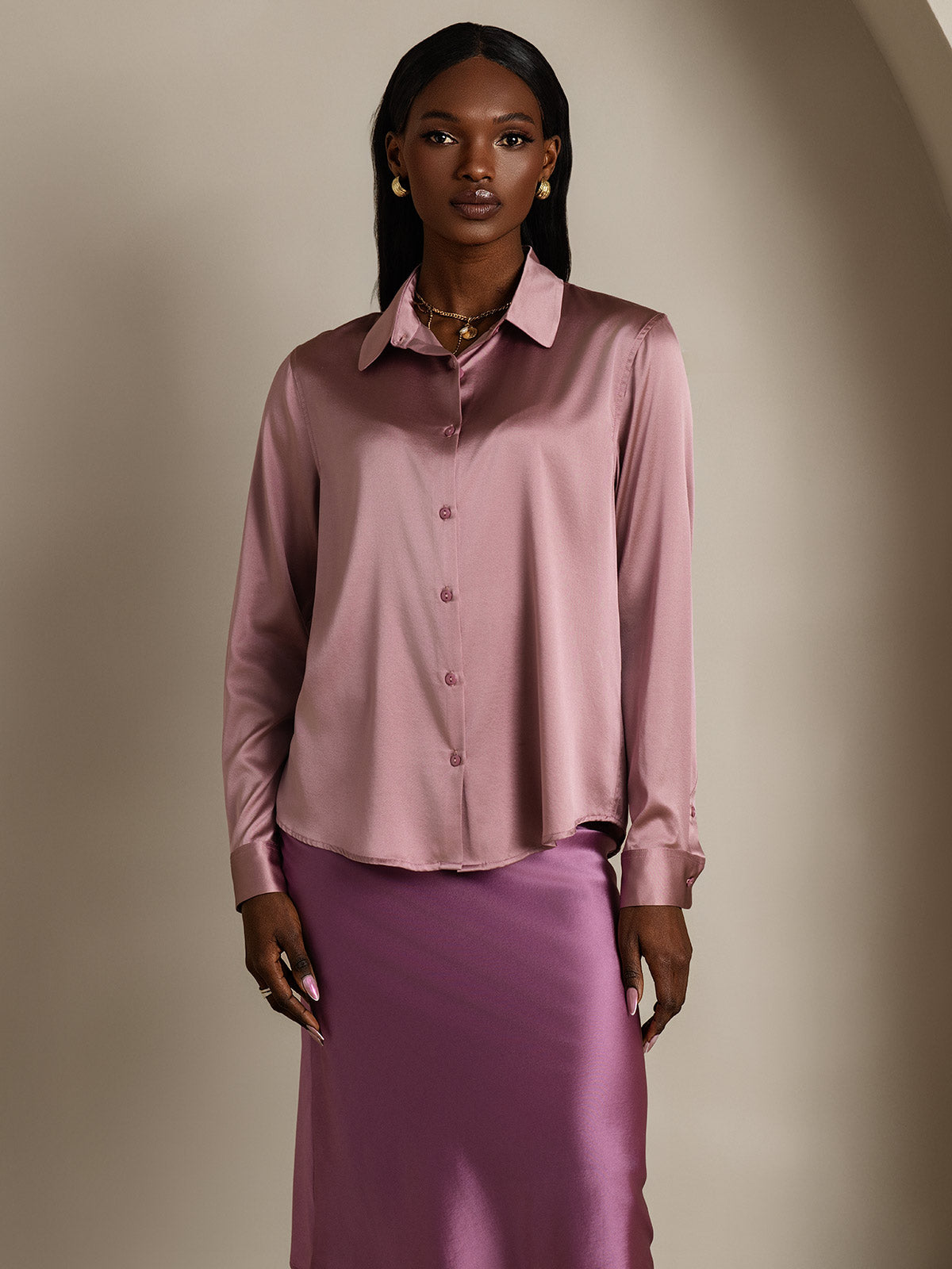 Reyanna™ | Basic Military Lapel Skjorta