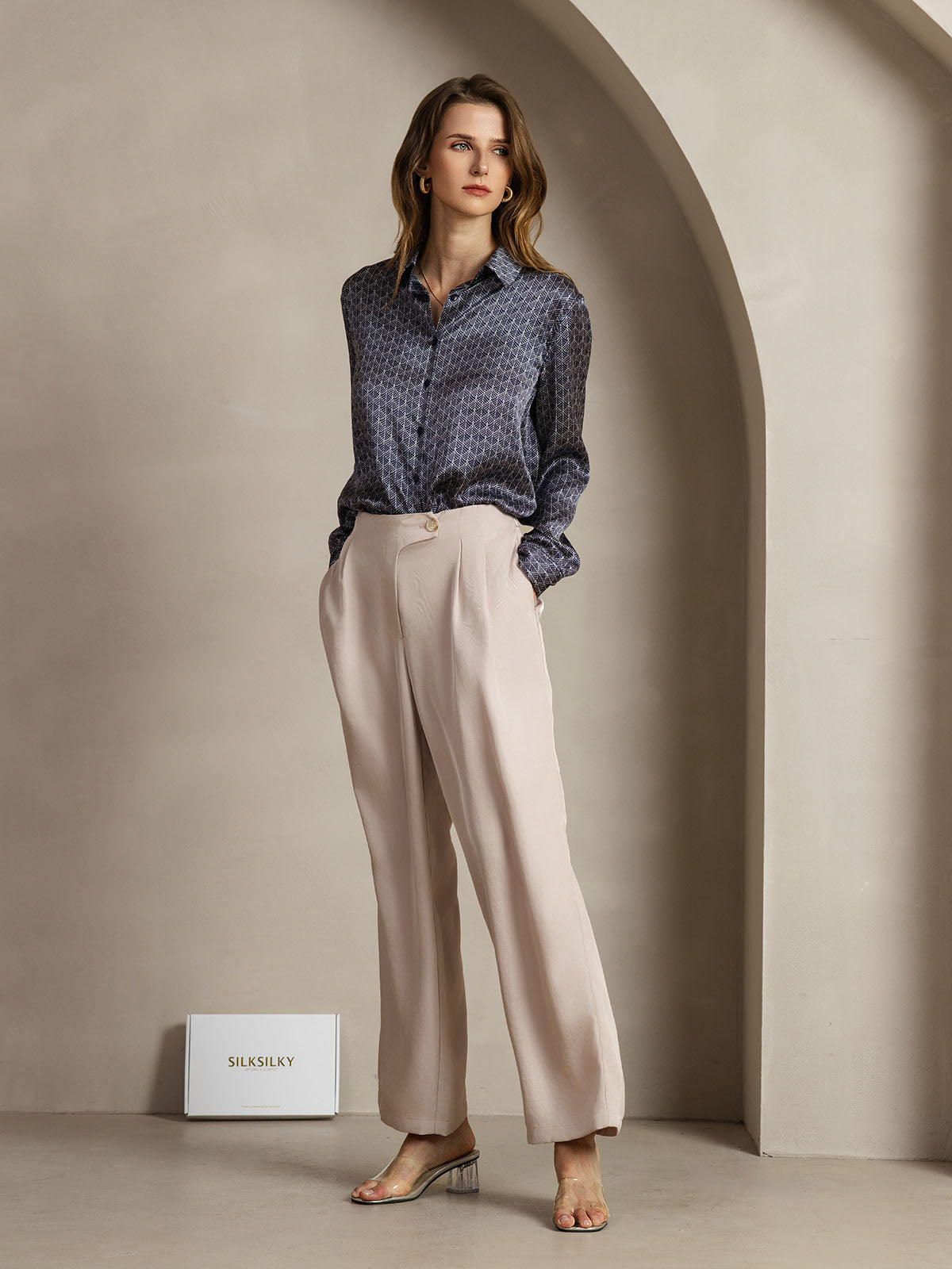 Reyanna™ | Basic Military Lapel Skjorta