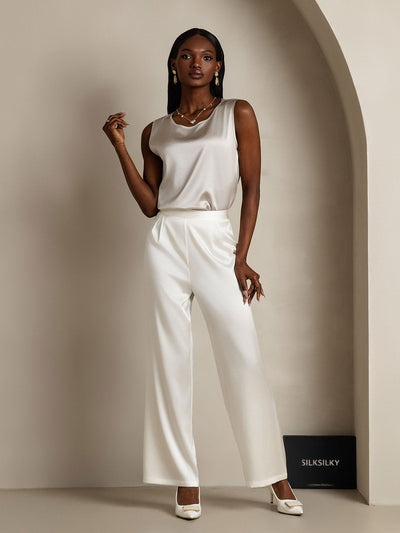 Reyanna™ | Silke Rund Hals Linne