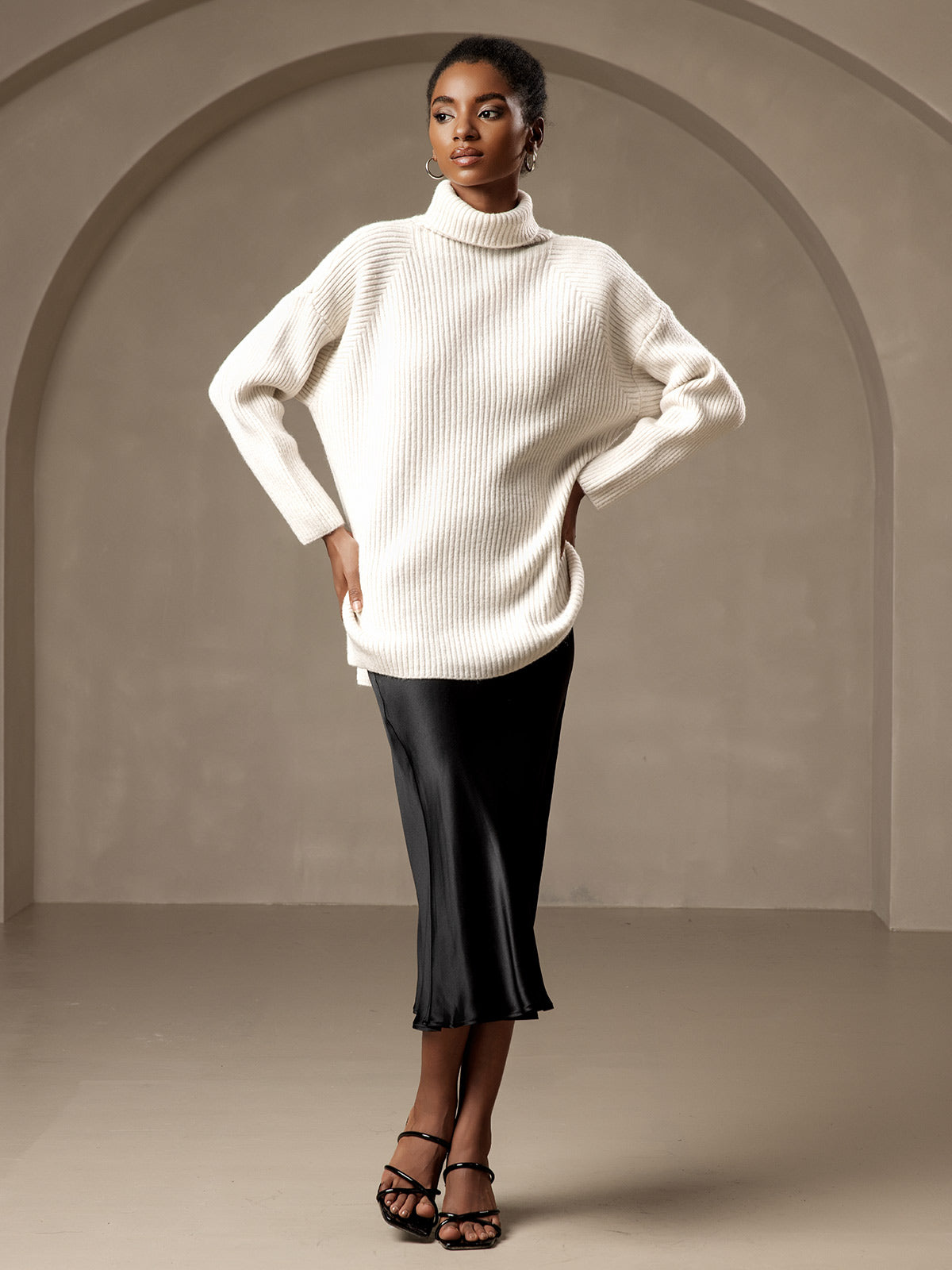 Reyanna™ | Elegant Basik Kjol i Ren Silke