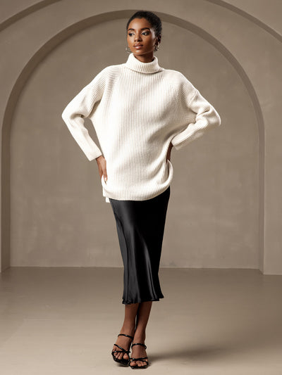 Reyanna™ | Elegant Basik Kjol i Ren Silke