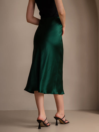 Reyanna™ | Elegant Basik Kjol i Ren Silke
