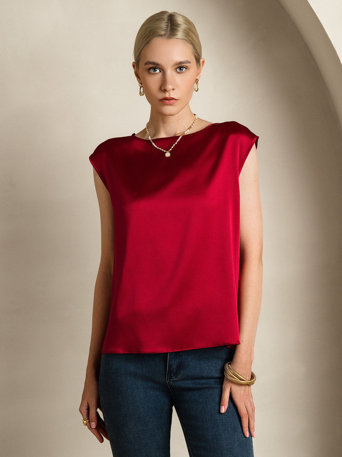 Reyanna™ | Silke Kappärmad Blus