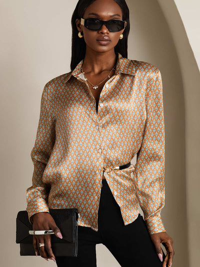Reyanna™ | Basic Military Lapel Skjorta