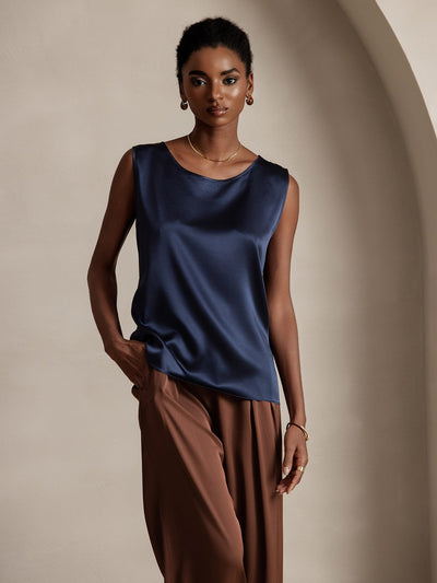 Reyanna™ | Silke Rund Hals Linne