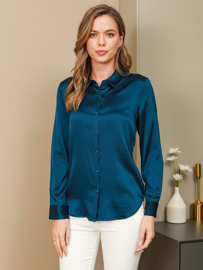 Reyanna™ | Basic Military Lapel Skjorta