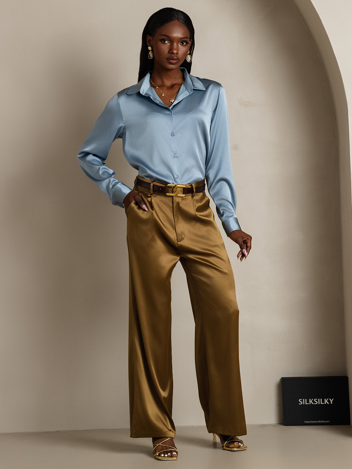 Reyanna™ | Basic Military Lapel Skjorta