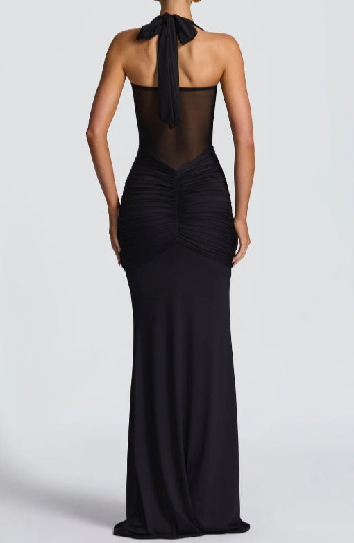 Reyanna™ | Strapless Lace-up Maxi Dress