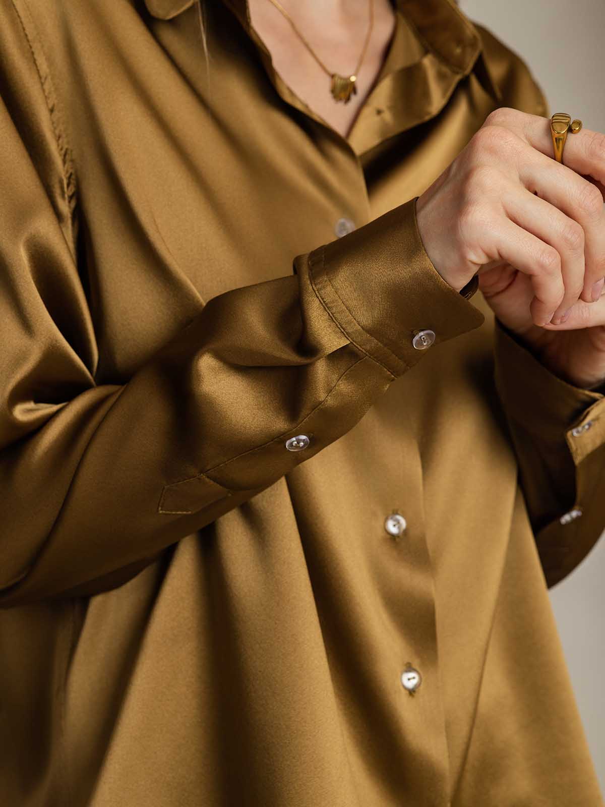 Reyanna™ | Basic Military Lapel Skjorta