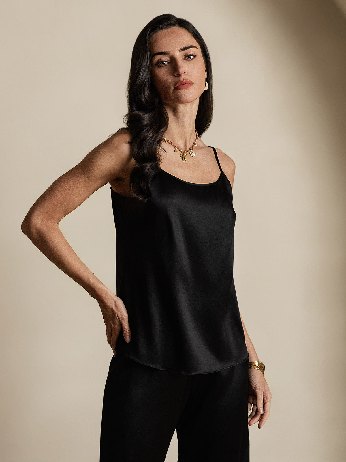 Reyanna™ | Silkes Spaghettiband Camisole-linne