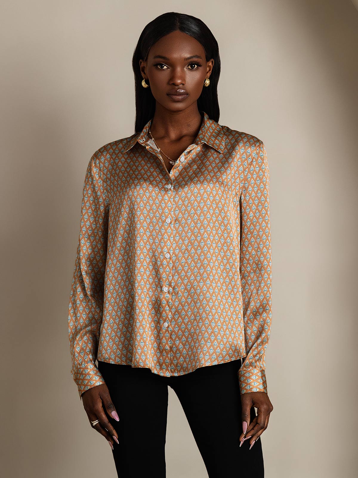 Reyanna™ | Basic Military Lapel Skjorta