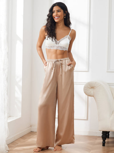 Reyanna™ | Rent Silke Casual Byxor