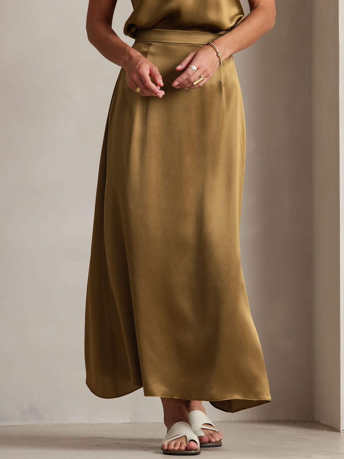 Reyanna™ | Siden Klassisk Maxikjol