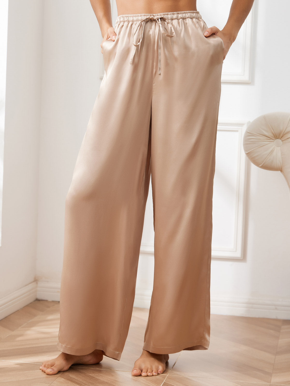 Reyanna™ | Rent Silke Casual Byxor