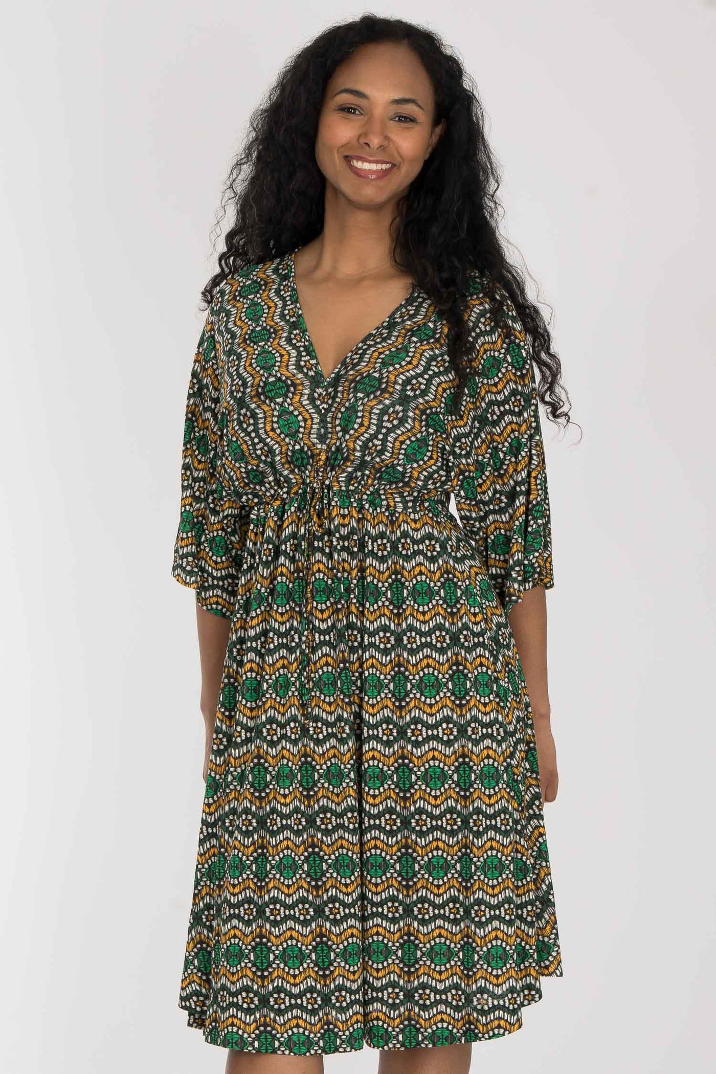 To wear everywhere short jersey dress - Green