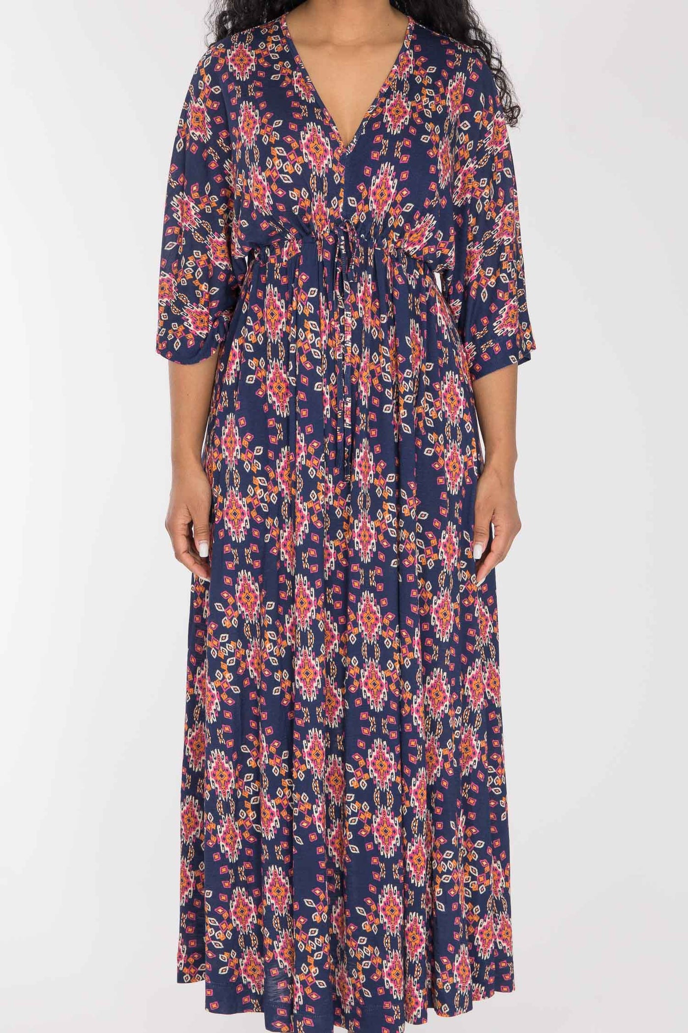 To wear everywhere maxi jersey dress - Navy