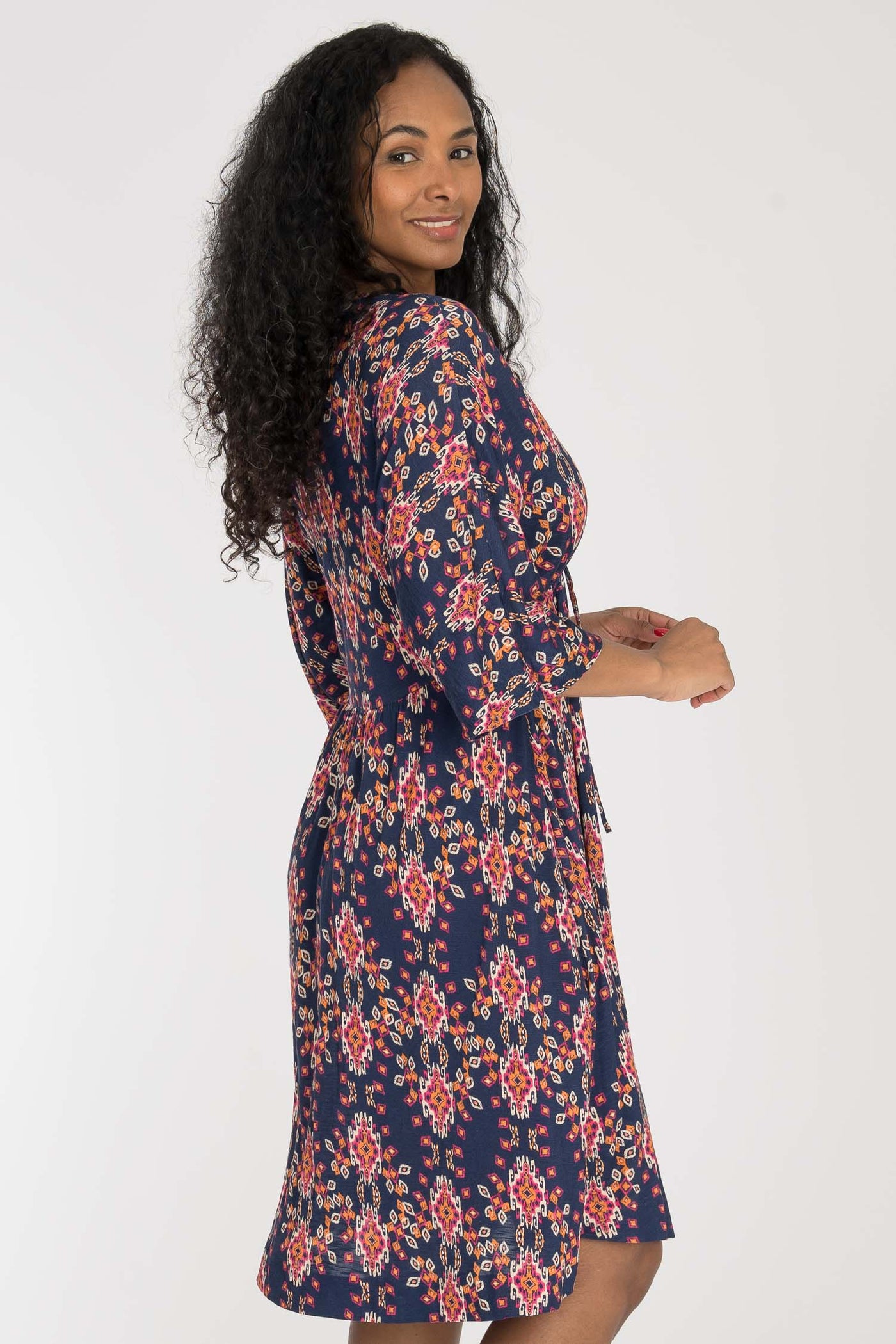 To wear everywhere short jersey dress - Navy