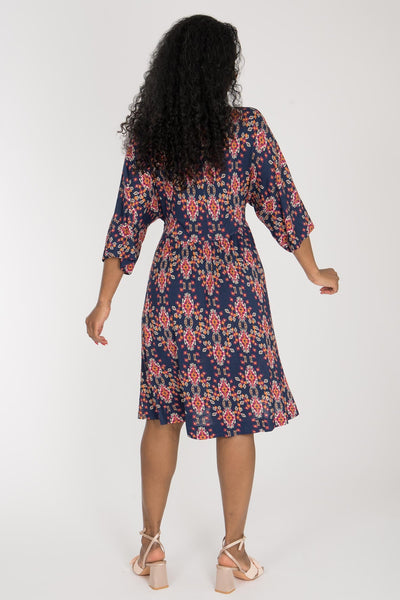 To wear everywhere short jersey dress - Navy