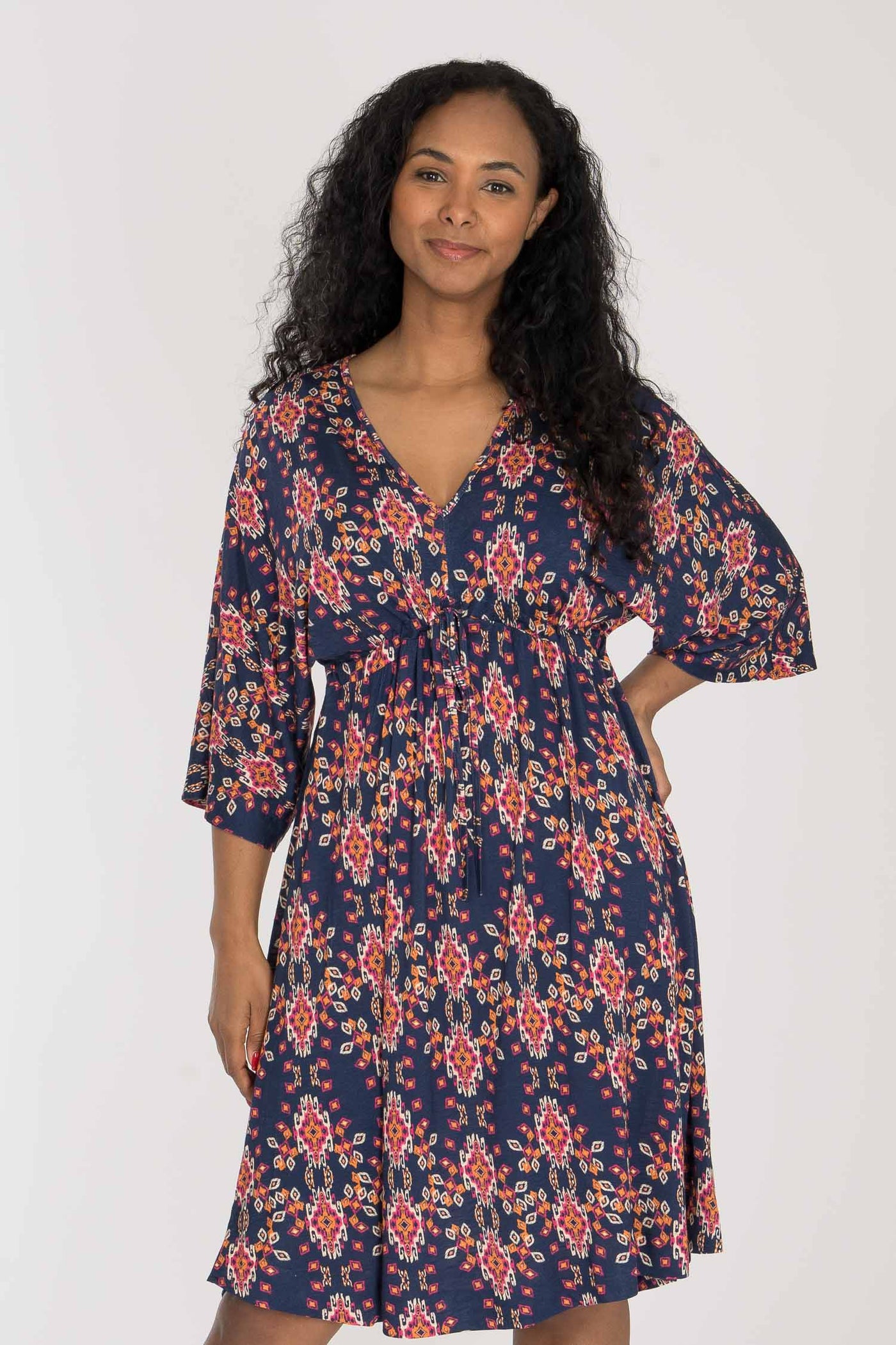 To wear everywhere short jersey dress - Navy