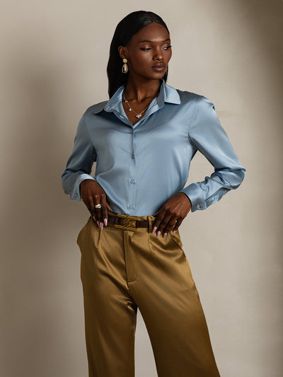 Reyanna™ | Basic Military Lapel Skjorta