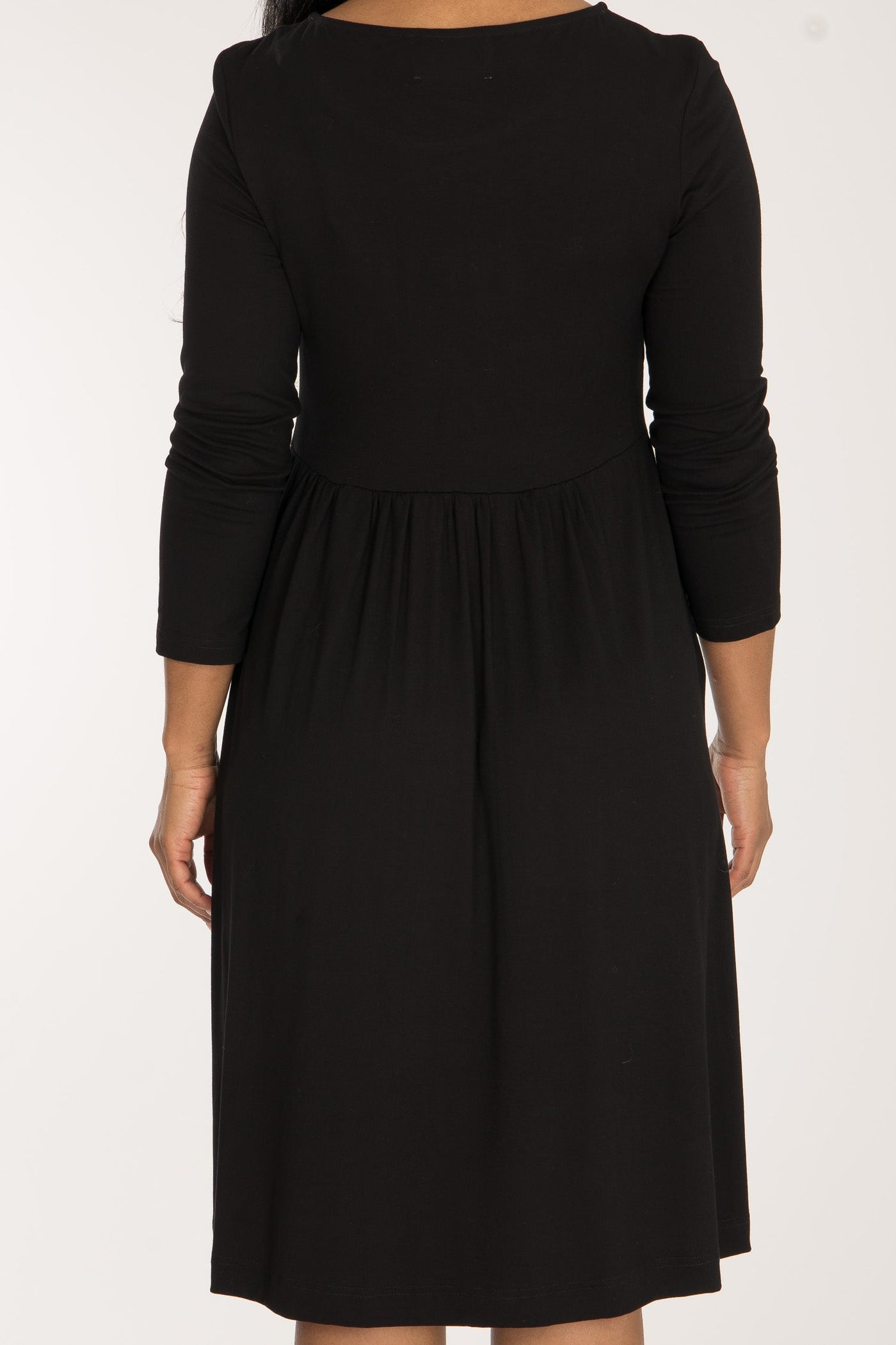 Ideal short jersey dress - Black