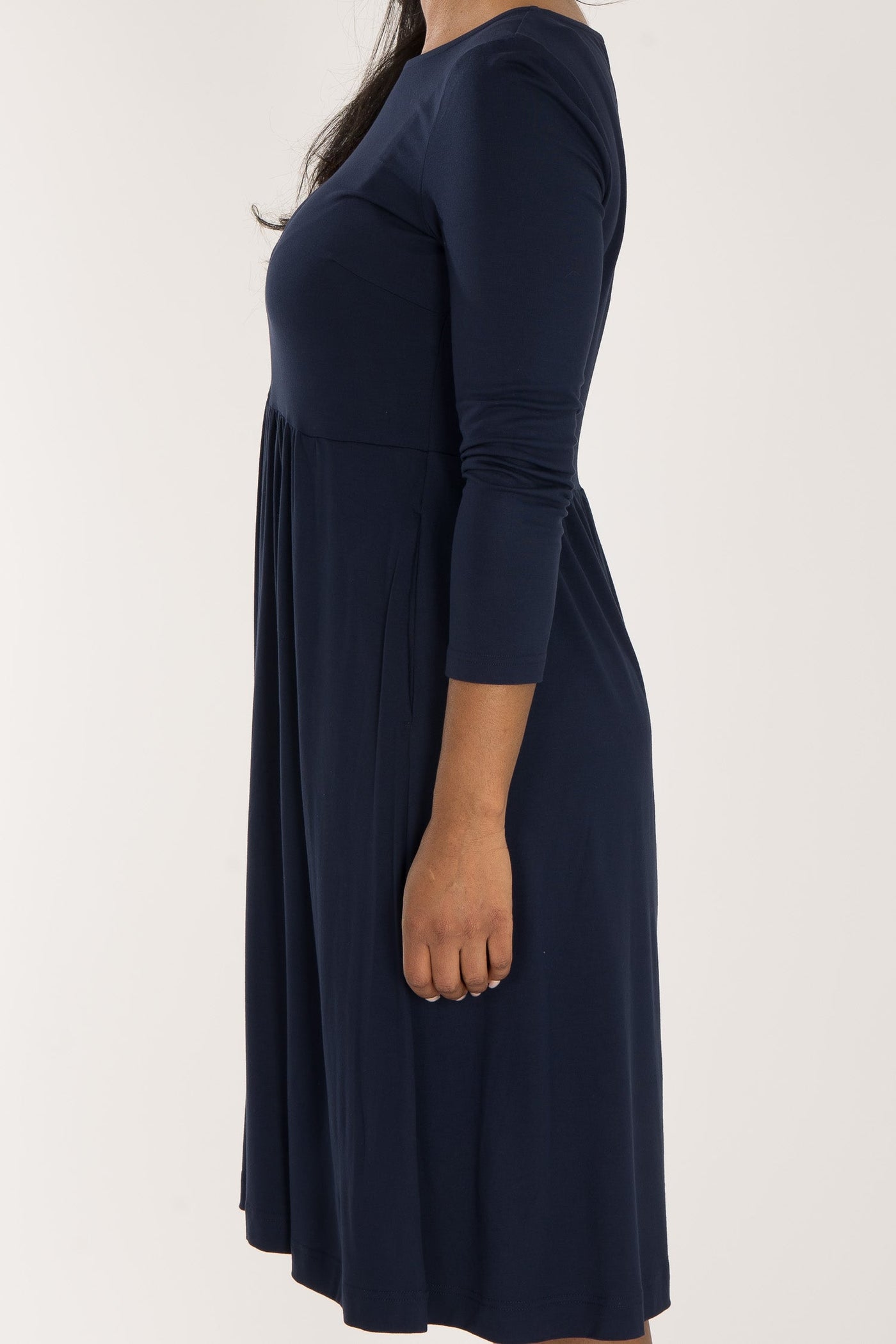 Ideal short jersey dress - Navy
