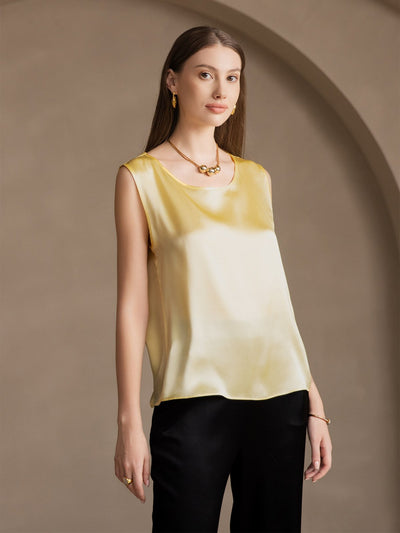 Reyanna™ | Silke Rund Hals Linne