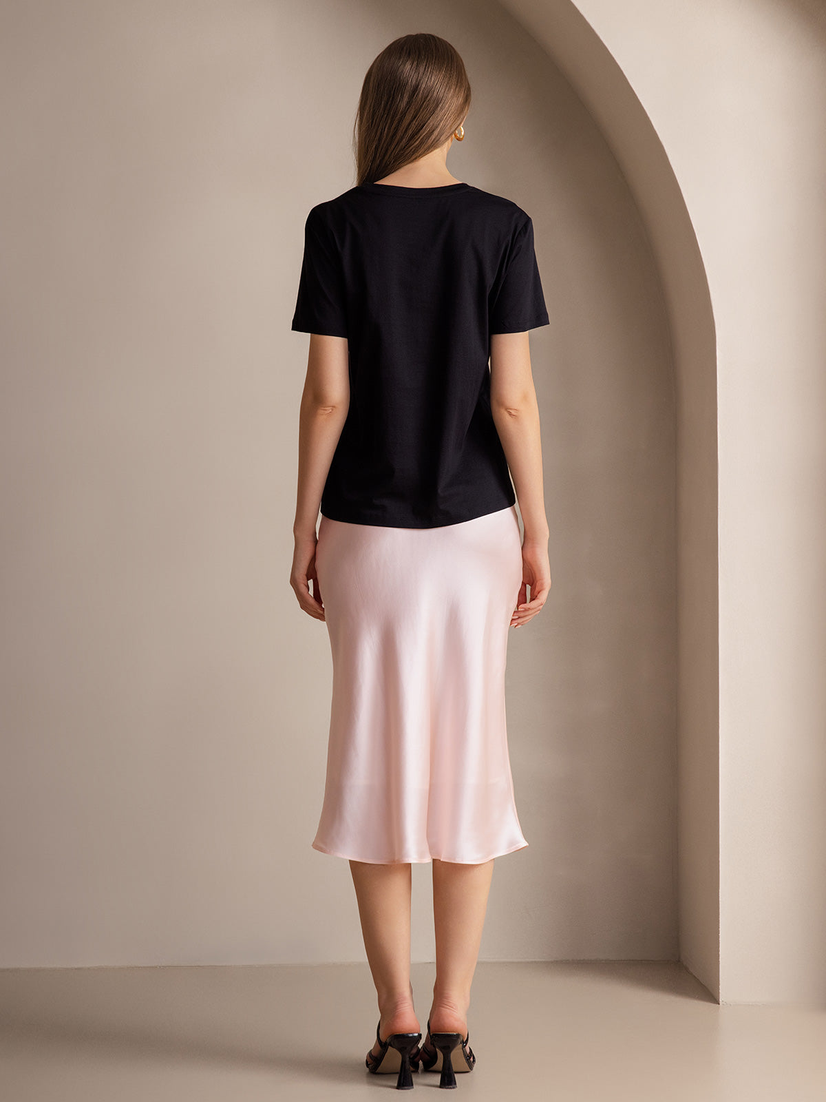 Reyanna™ | Rent Silke Klassisk Elegant Damkjol