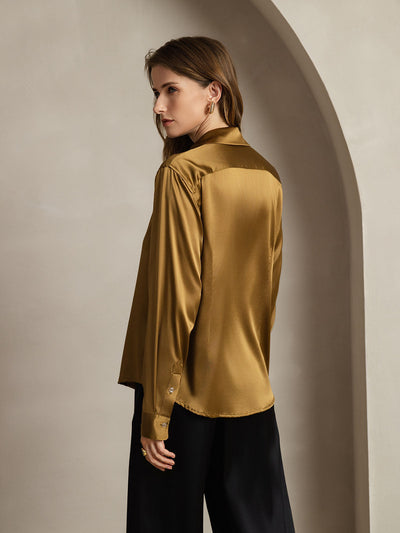 Reyanna™ | Silke Bas Krage Skjorta